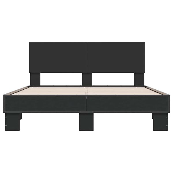 vidaXL Bed Frame without Mattress Black 120x190 cm Small Double