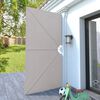 vidaXL Collapsible Terrace Side Awning Cream 300x150 cm