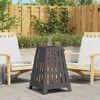 vidaXL Fire Pit Black 50 x 50 x 70 cm Cold-rolled steel