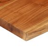 vidaXL Table Top 80x80x3.8 cm Rectangular&nbsp;Solid Wood Acacia Live Edge
