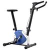 vidaXL Exercise Bike with Belt Resistance Blue