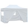 vidaXL Party Tent | White | 600D oxford fabric with PVC coating | Large