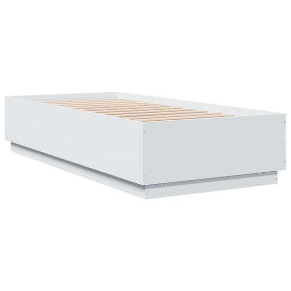 vidaXL Bed Frame without Mattress White 90x200 cm