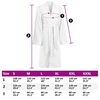 vidaXL Bathrobe KINN White XXXL Cotton