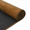 vidaXL Rug Rectangular Brown70x1000 cm Bamboo