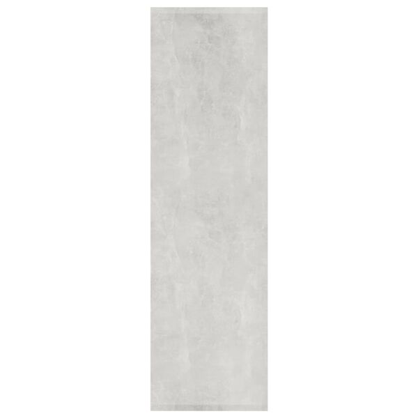 vidaXL Book Cabinet/Room Divider Concrete Grey 80x30x103 cm Engineered wood