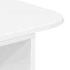 vidaXL Console Table High Gloss White 93 x 40 x 75 cm Engineered Wood