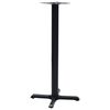 vidaXL Bistro Table Leg | Black | Cast iron | Medium | Industrial