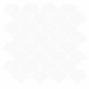 vidaXL Fish Scale Tile 10 pcs White 30 x 30 cm Polyurethane and PET