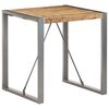 vidaXL Dining Table 70x70x75 cm Solid Rough Mango Wood