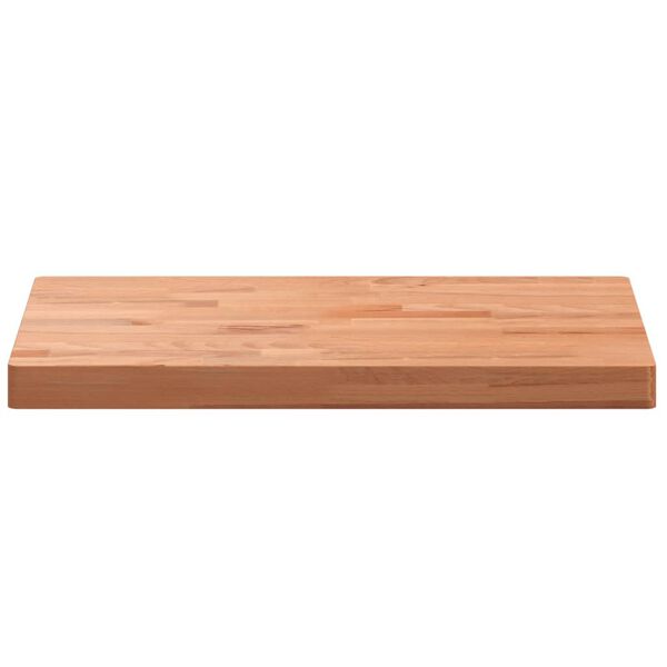 vidaXL Bathroom Countertop 80x40x4 cm Solid Wood Beech