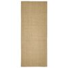 vidaXL Sisal Rug for Scratching Post 100x250 cm