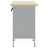 vidaXL Work Cabinet with Drawer with Lock 3 pcs Black 150 x 55 x 85 cm