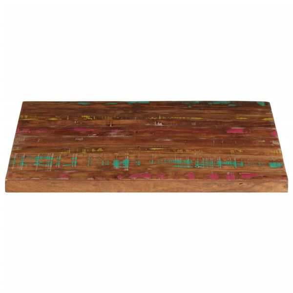 vidaXL Table Top 70x70x3.8 cm Square Solid Wood Reclaimed