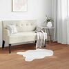 vidaXL Faux Rabbit Fur Rug Olite White 50 x 80 cm Polyester