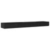 vidaXL Bed Drawers Black Oak 180 x 36.5 x 16.5 cm Engineered Wood