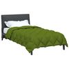 vidaXL Winter Duvet Green 220 x 140 cm Microfiber