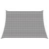vidaXL Sunshade Sail Anthracite and White 4 / 5 x 3 m HDPE