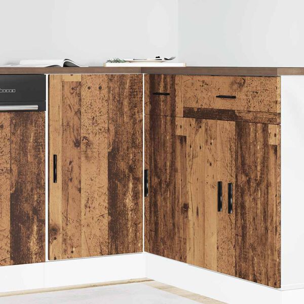 vidaXL Kitchen Base Cabinet Lyon Old Wood Engineered Wood