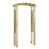 vidaXL Garden Arch | Green | Treated Solid Pinewood | Medium