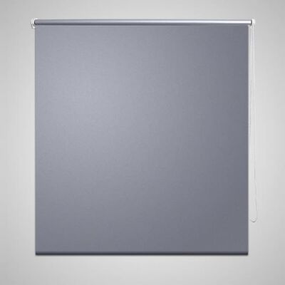 Roller Blind Blackout 140 x 175 cm Grey