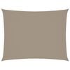 vidaXL Sunshade Sail Oxford Fabric Rectangular 5x6 m Taupe