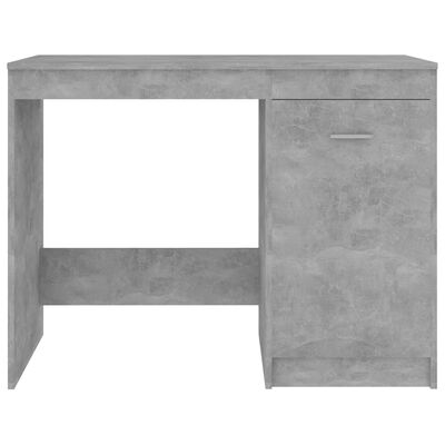 vidaXL Desk Concrete Grey 100x50x76 cm Engineered Wood