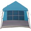 vidaXL Family Tent with Roof Blue and Grey 622 x 295 x 238 cm