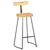 vidaXL Bar Stools 2 pcs 49x43x103 cm Solid Wood Mango