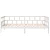 vidaXL Day Bed without Mattress White Solid Wood Pine 90x190 cm Single