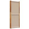 vidaXL 4-Panel Room Divider Taupe 280x180 cm