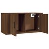 vidaXL 3 Piece TV Cabinet Set Brown Oak Engineered Wood