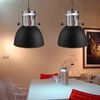 vidaXL Ceiling Lamp 2 pcs Height-adjustable Modern Black Metal