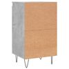 vidaXL Sideboards 2 pcs Concrete Grey 40x35x70 cm Engineered Wood