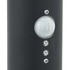 vidaXL Bollard Lights with Sensor 3 pcs 80 cm Black IP44