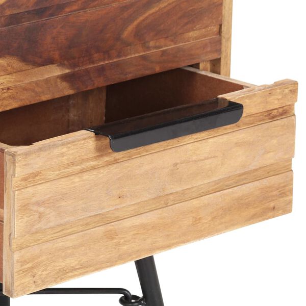 vidaXL Bedside Cabinet 40x30x50 cm Solid Acacia Wood