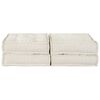 vidaXL Modular Sofa 2 pcs Cream 140 x 70 x 36 cm Fabric
