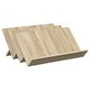 vidaXL Magazine Rack Sonoma Oak 65 x 53 x 28.5 cm Engineered Wood