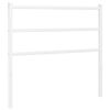 vidaXL Metal Replace Headboard White 100 cm