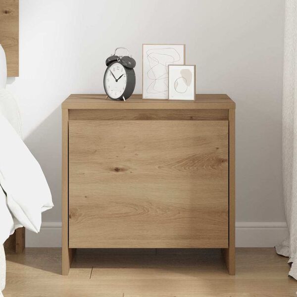 vidaXL Bedside Cabinet Artisan Oak 45 x 34 x 44.5 cm Engineered Wood