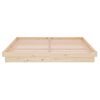 vidaXL Bed Frame without Mattress Solid Wood Super King