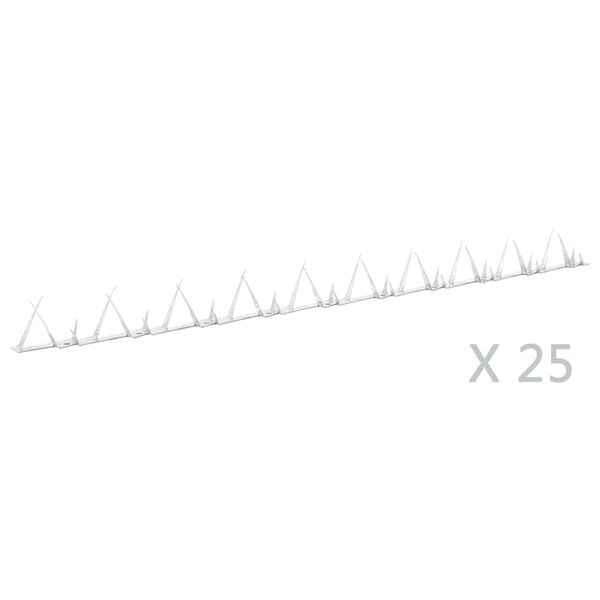 vidaXL Wall Spikes 25 pcs Steel 1 m