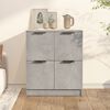 vidaXL Sideboard Concrete Grey 60x30x70 cm Engineered Wood