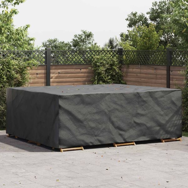 vidaXL Furniture Cover Plain Black 300 x 250 x 100 cm 210D