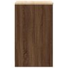 vidaXL Garage Storage Cabinet Brown Oak 40x51x85 cm Solid Wood Pine
