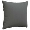 vidaXL Sofa Pillows 2 pcs Dark Grey 45 x 45 cm Fabric