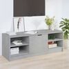 vidaXL TV Cabinet Concrete Grey 102x35.5x36.5 cm Engineered Wood