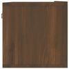 vidaXL TV Wall Cabinet Brown Oak 120x30x30 cm Engineered Wood