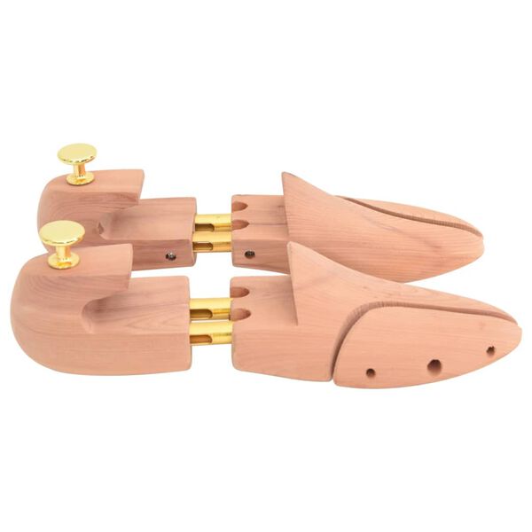 vidaXL Shoe Stretcher with Shoe Horn EU 36-37 Solid Wood Cedar