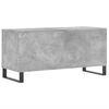 vidaXL Record Cabinet Concrete Grey 100x38x48 cm Engineered Wood